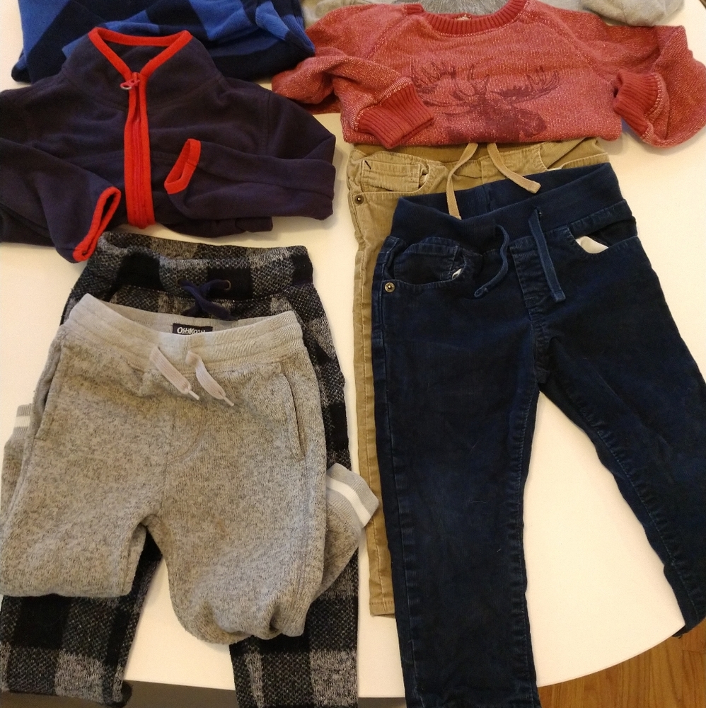 Lot of 2T/2YR boys clothes baby gap, tucker and Tate, osh gosh